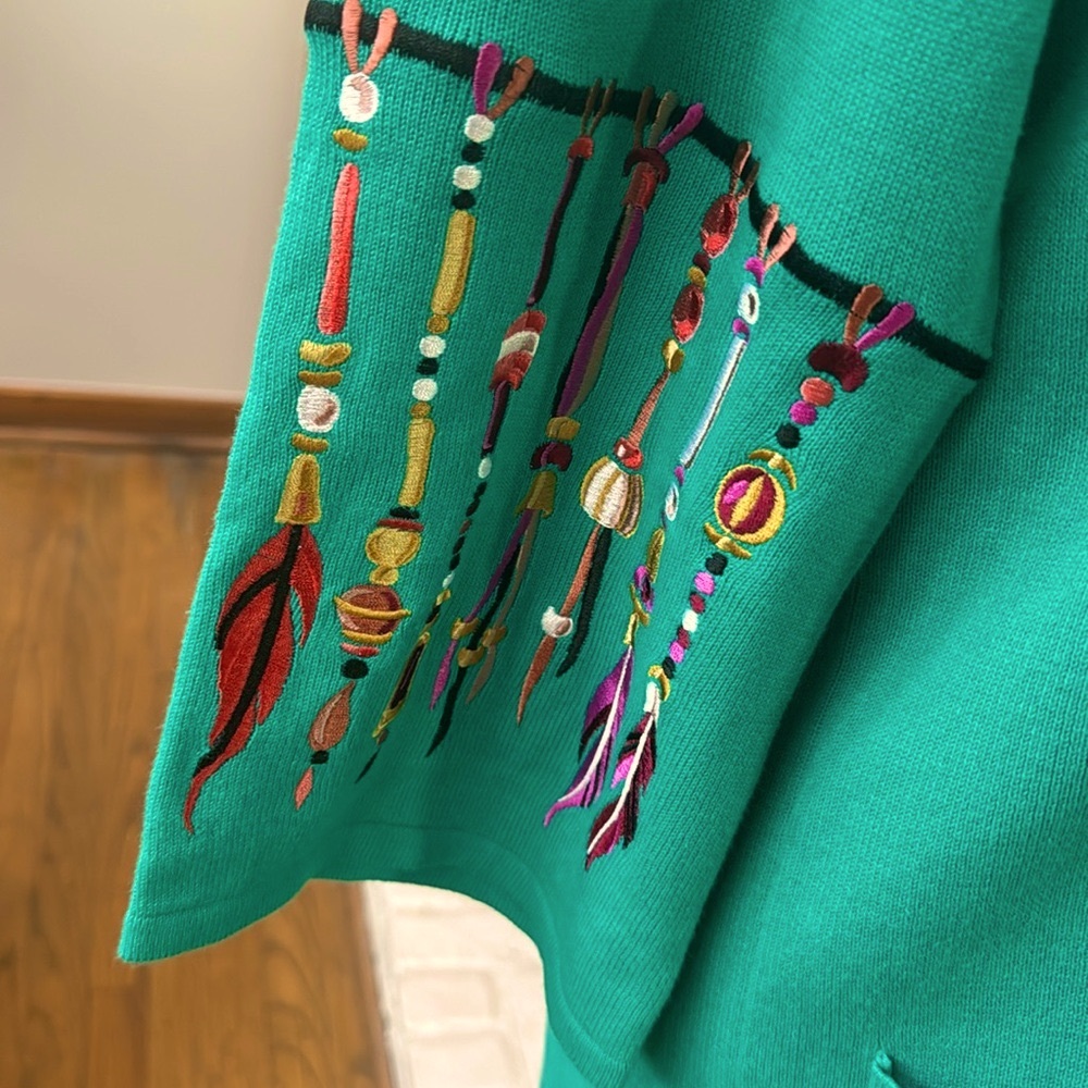 Southwestern Cardigan S | Embroidered top S | a vintage treasure - Picture 5 of 9